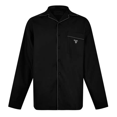 prada silk shirt mens|Prada cettire men's shirt.